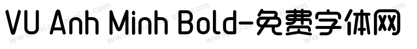 VU Anh Minh Bold字体转换